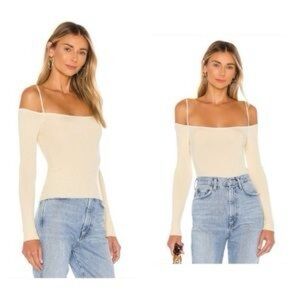 REVOLVE LPA off the shoulder sweater top medium